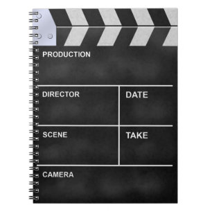 Clapperboard Kino Notizblock