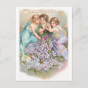 Clapsaddle: Charmante Feen Postkarte