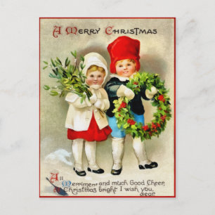Clapsaddle Weihnachtspostkarte Feiertagspostkarte