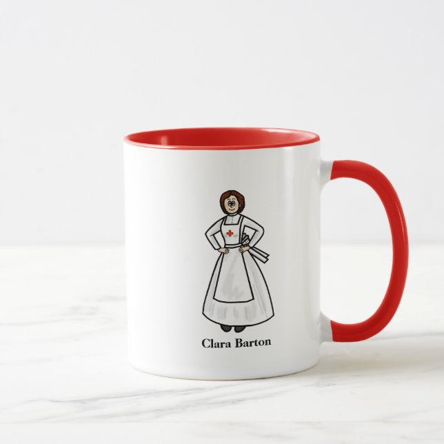 Clara Barton Nurse Tasse (Rechts)
