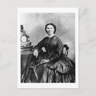 Clara Barton Porträt ~ Vintage 1866 Foto Postkarte