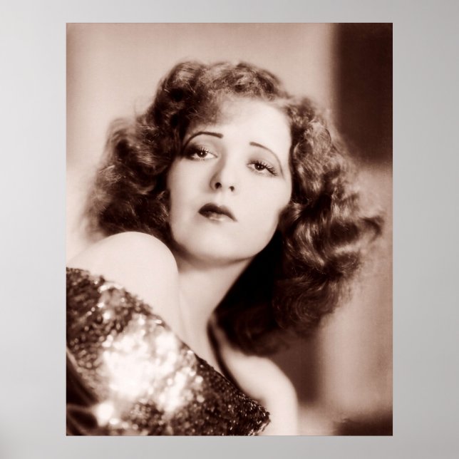 Clara Bow ist glamourös Poster (Vorne)