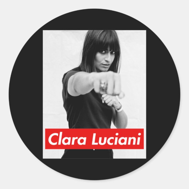 Clara Luciani - La grenade Runder Aufkleber (Vorderseite)