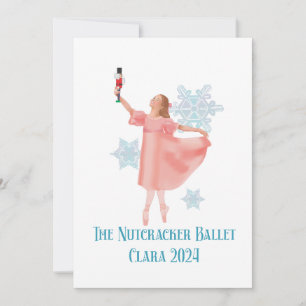 Clara mit Nutcracker 2024 Einladung