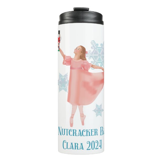Clara mit Nutcracker 2024 Thermosbecher (Vorderseite)