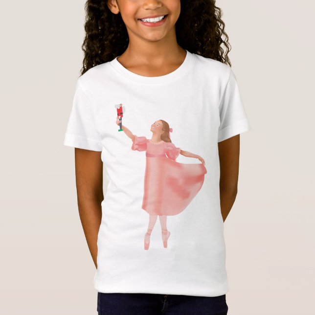 Clara mit Nutcracker T-Shirt (Vorderseite)