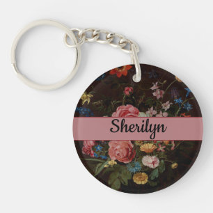 Clara Peeters: Ein Bouquet von Blume - Schlüsselanhänger