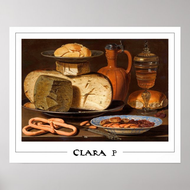 Clara Peeters Zedign Art Poster #1 (Vorne)