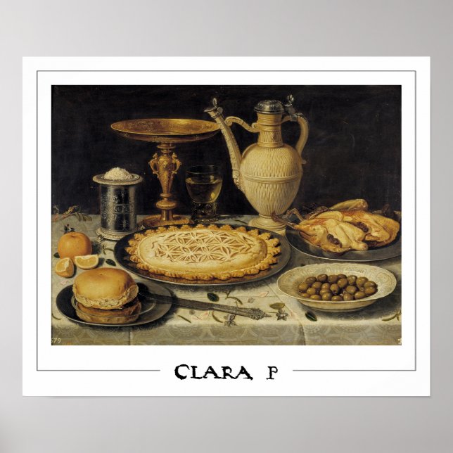 Clara Peeters Zedign Art Poster #10 (Vorne)