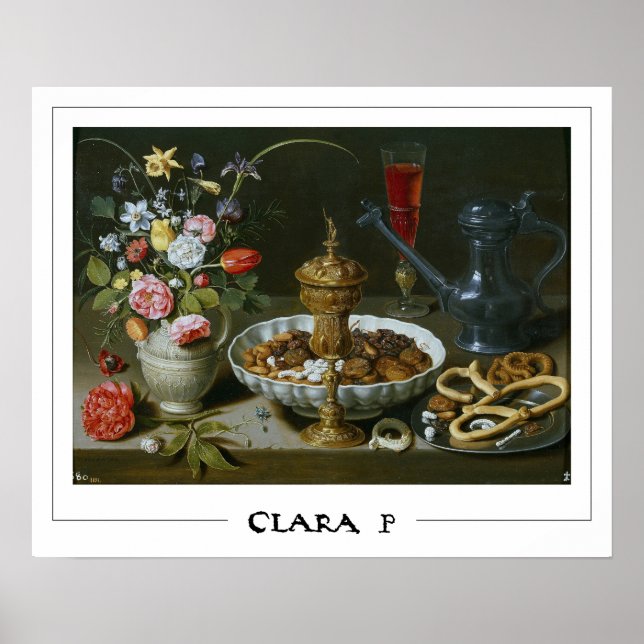 Clara Peeters Zedign Art Poster #2 (Vorne)
