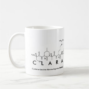 Clara-Peptidnamen-Tasse Tasse