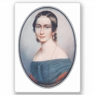 Clara Schumann (1838) Aufkleber