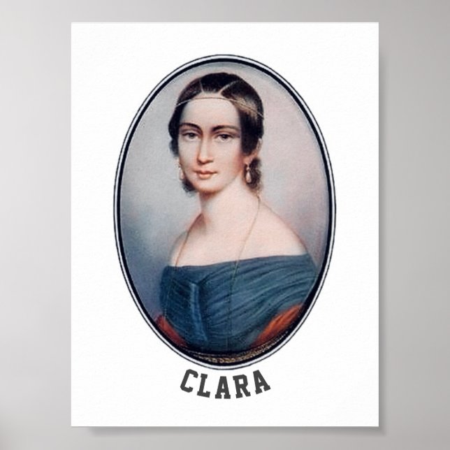Clara Schumann (1838) Poster (Vorne)