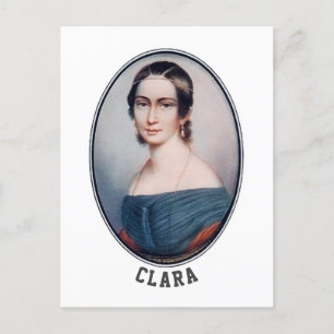 Clara Schumann (1838) Postkarte