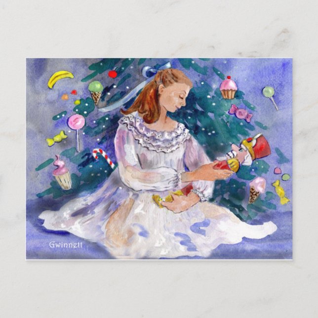 Clara und der Nutcracker Postkarte (Vorderseite)