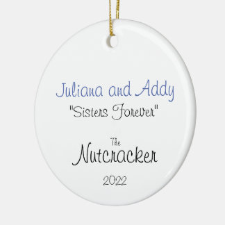 Clara und Party Girl Custom Keramik Ornament