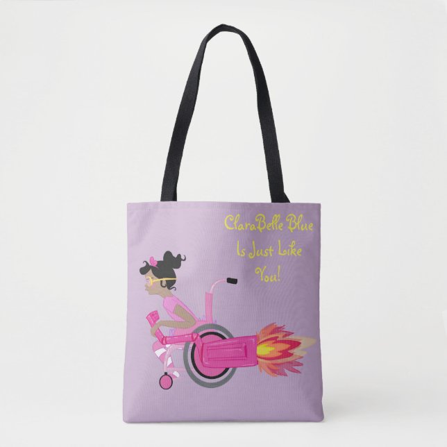 ClaraBelle blaue perfekte Tasche - Lavendel-Träume (Vorderseite)