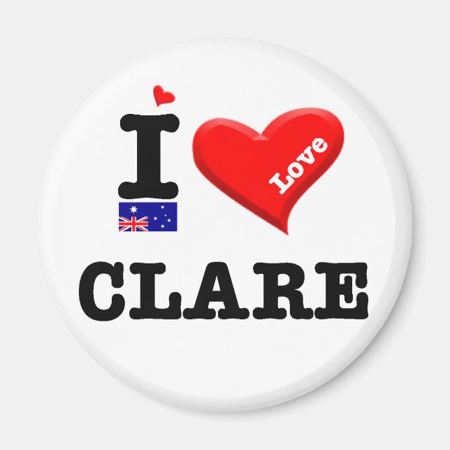 CLARE - I LIEBE MAGNET (Vorne)