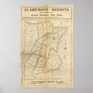 Claremont Heights Poster