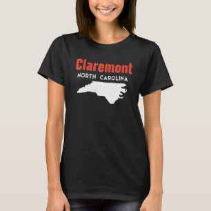 Claremont North Carolina USA Staat Amerika Reisen T-Shirt