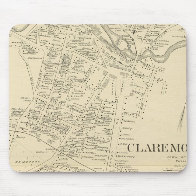 Claremont PO Mousepad (Vorne)