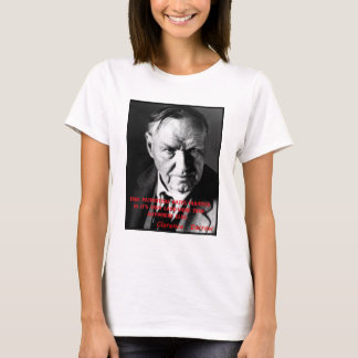 Clarence Darrow Patriotismus hasst Ungerechtigkeit T-Shirt