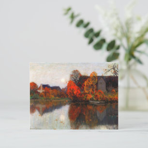 Clarence Gagnon - Der Teich im Oktober - Feiertagspostkarte