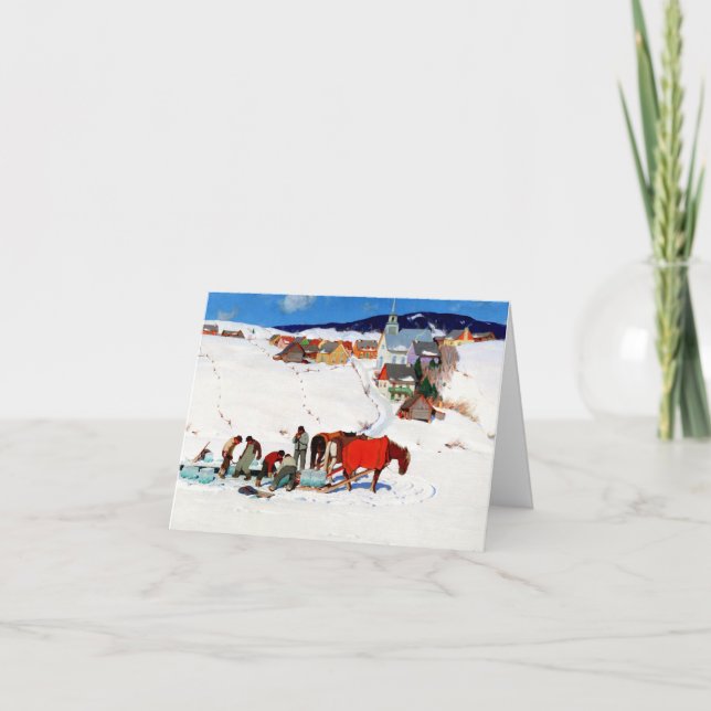 Clarence Gagnon - Die Grußkarte für die Eisernte Karte (Vorderseite)