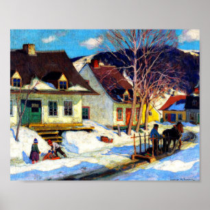 Clarence Gagnon - Dorf Quebec Poster