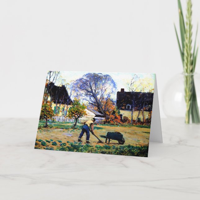 Clarence Gagnon- Fall Scene, Baie-Saint-Paul, Karte (Vorderseite)