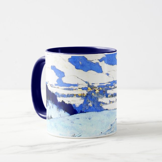 Clarence Gagnon - Twilight, Baie Saint Paul, Tasse (Vorderseite Links)