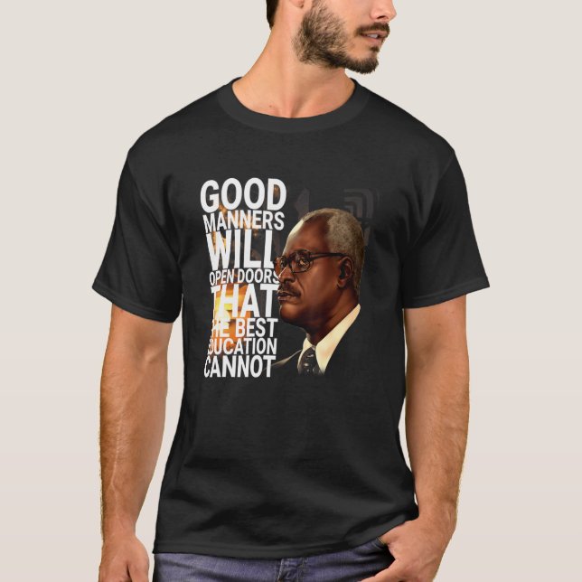 Clarence Thomas hat Equal Quotes Justice T-Shirt (Vorderseite)