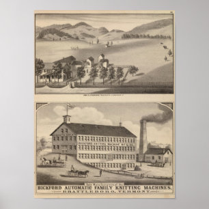 Clarendon Bickford Knetmaschine Poster