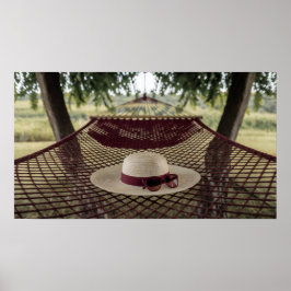 Claret Hammock Digital Foto Poster