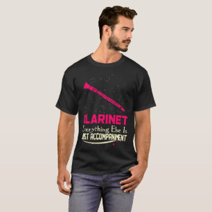 Clarinet alles anderes gerade Begleitungs-T-Shirt T-Shirt