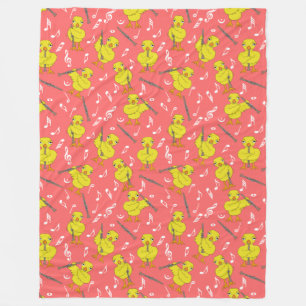 Clarinet Chick Clarinets Musiknoten Fleecedecke