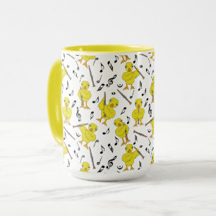 Clarinet Chick Clarinets Musiknoten Tasse