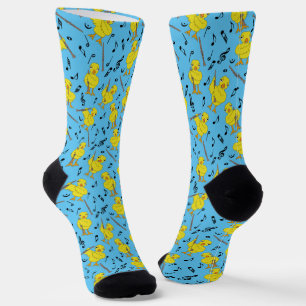 Clarinet Chick Clarinets Musiknotens Socken