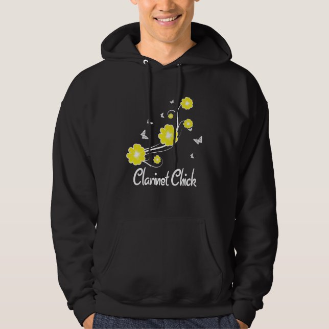 Clarinet Chick Hoodie (Vorderseite)