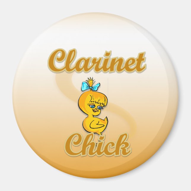 Clarinet Chick Magnet (Vorne)