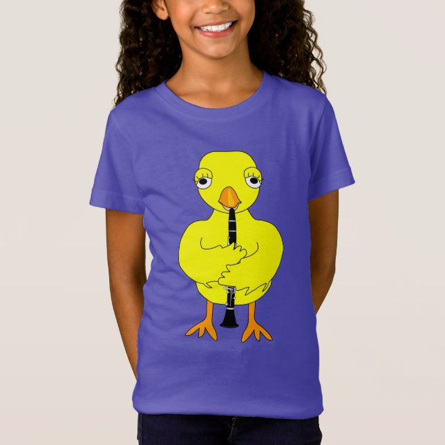 Clarinet Chick T-Shirt (Vorderseite)