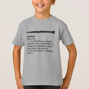 Clarinet - das coolste Instrument dort ist T-Shirt