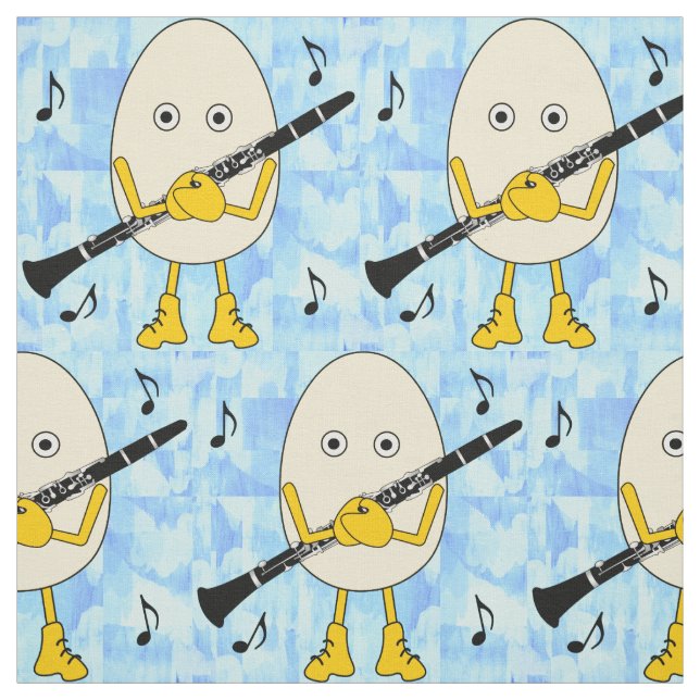 Clarinet Egghead Stoff (Muster)