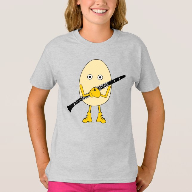 Clarinet Egghead T - Shirt (Vorderseite)
