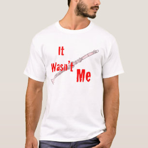 Clarinet "es war nicht ich" Clarinet-T - Shirt