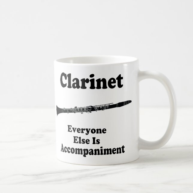 Clarinet-Geschenk Tasse (Rechts)