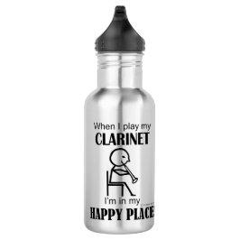 Clarinet Happy Place Edelstahlflasche
