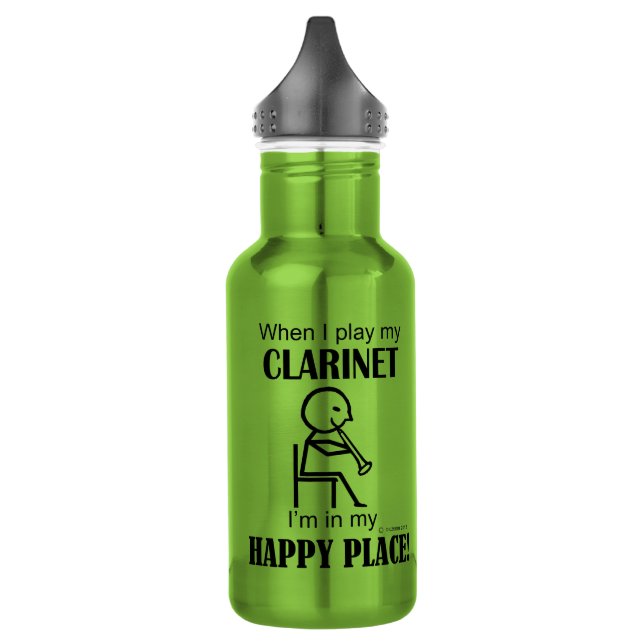 Clarinet Happy Place Edelstahlflasche (Links)