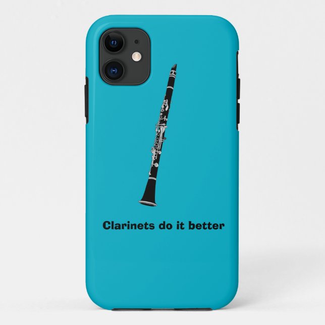 Clarinet iPhone Fall Case-Mate iPhone Hülle (Rückseite)