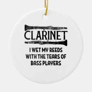 Clarinet Keramik Ornament